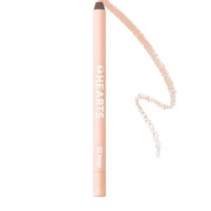 قلم تحديد العين هارتس المقاوم للماء بلون بيج 02 لإطلالة جذابة وساحرة تدوم طويلاً.