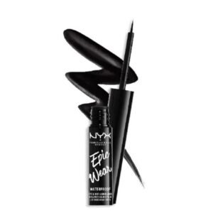 آيلاينر إيبيك وير سائل من ان واي اكس - أسود فاحم وثبات فائق لعيون جذابة.