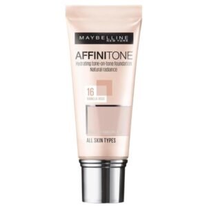 كريم أساس أفينيتون من ميبيلين نيويورك - درجة 16 فانيلا روز لإطلالة ناعمة ومتجانسة.