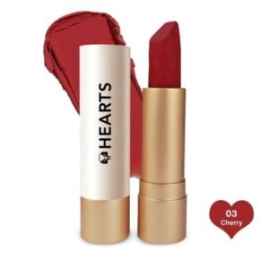 أحمر شفاه هارتس الكريمي - درجة تشيري 03 لمظهر غني وجذاب
