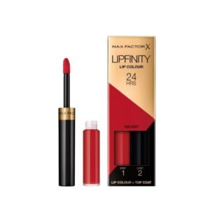 ماكس فاكتور ليب فينيتي - أحمر شفاه جذاب بلون Hot 120 يدوم طويلاً