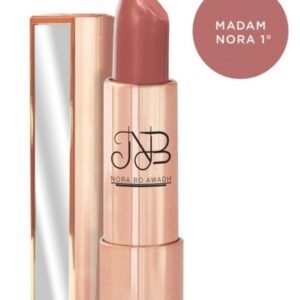 أحمر شفاه كلاسيكي من نوره بو عوض - درجة مدام نورا 1 لمظهر أنيق وجذاب