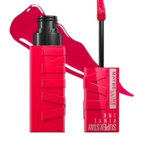 مايبيلين سوبر ستاي فاينل إنك - أحمر شفاه سائل بثبات فائق - درجة 45 كابريشس لمظهر لامع وجذاب يدوم طويلاً.