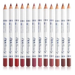 مجموعة محددات الشفاه من ريل بيوتي: 12 لوناً متألقاً لإطلالة متكاملة