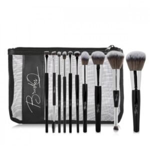 طقم فرش مكياج متكامل من براشيز كيو - 10 قطع لاحترافية تامة