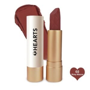أحمر شفاه هارتس الكريمي - درجة روزي موف 02 لإطلالة ناعمة وجذابة