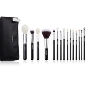 طقم فرش هارتس الاحترافي - 15 قطعة متكاملة لمكياج الوجه والعيون بلمسة خبيرة