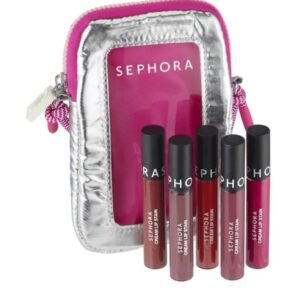 تشكيلة سيفورا موفينج لايتس: طقم أحمر شفاه كريمي مكون من 5 ألوان جذابة تدوم طويلاً.