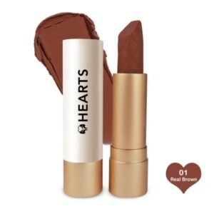 أحمر شفاه هارتس الكريمي - ريل براون 01 لإطلالة دافئة وجذابة