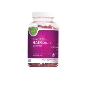 سينسيلاب بيوتي قاميز للعناية المتكاملة بالشعر والأظافر - 60 قطعة مضغوطة لذيذة لجمالك