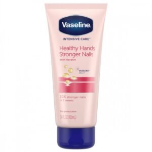 لوشن فازلين إنتينسيف كير لترطيب اليدين وتقوية الأظافر، 100 مل لأيدٍ أكثر نعومة ونضارة.