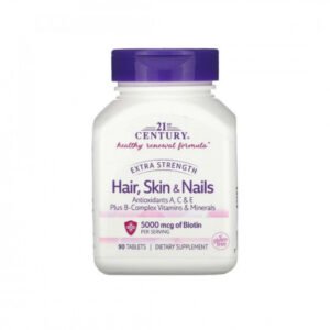 مكمل غذائي متكامل لتعزيز صحة وجمال الشعر والبشرة والأظافر - 90 قرصًا