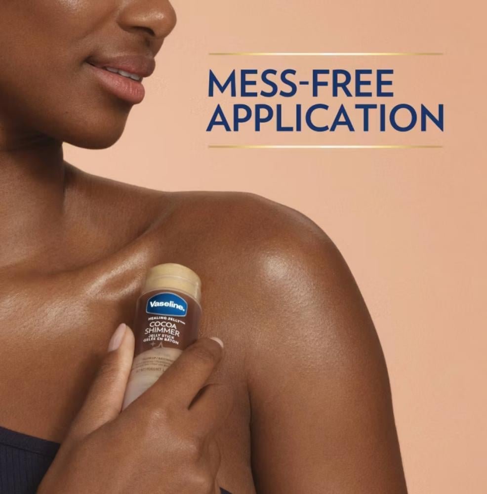 فازلين كاكاو شيمر جيلي ستيك بزبدة الكاكاو - 1.4 أونصة - الصورة 2