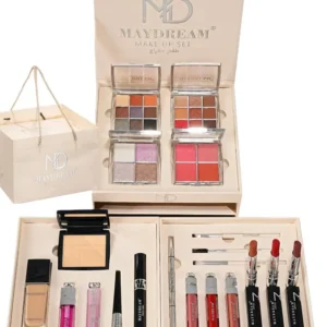 مجموعة مكياج Maydream الفاخرة - 18 لون ظلال عيون ومستحضرات أساسية